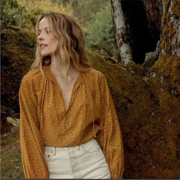 Doen Justine Top in Sun Soaked Foothills Floral Size Large - Picture 7 of 7